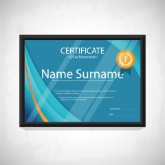 High quality certificate template pattern (413)