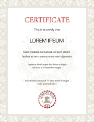 High quality certificate template pattern (405)