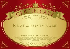 High quality certificate template pattern (356)