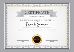 High quality certificate template pattern (401)