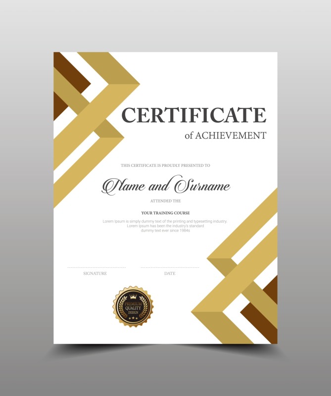 High quality certificate template pattern (370)