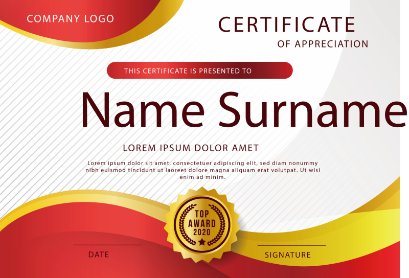 High quality certificate template pattern (371)