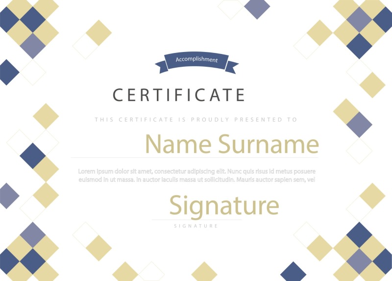 High quality certificate template pattern (396)