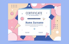 High quality certificate template pattern (442)