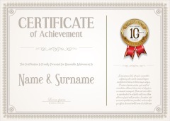 High quality certificate template pattern (427)