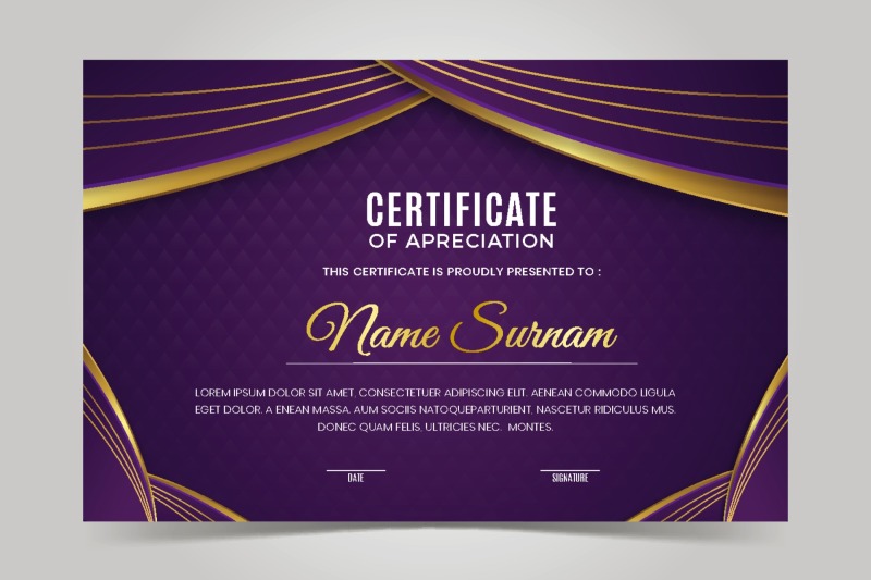 High quality certificate template pattern (433)