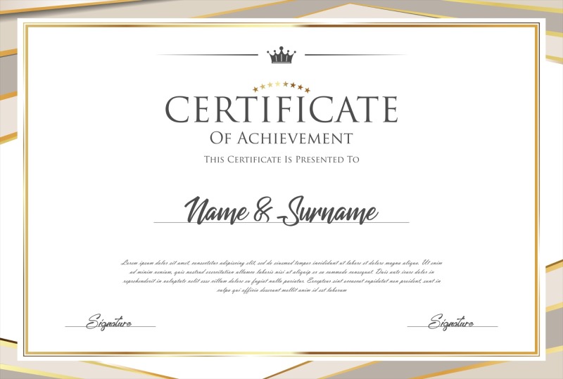 High quality certificate template pattern (428)
