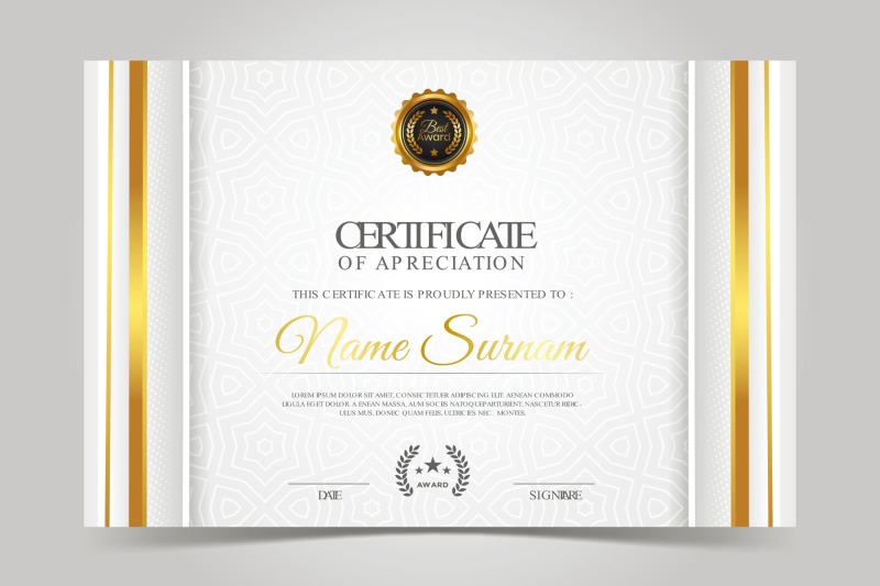 High quality certificate template pattern (437)
