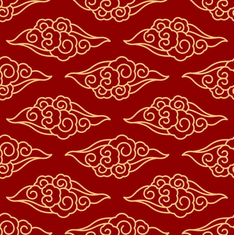 Chinese style decorative pattern background template (34)