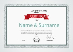 High quality certificate template pattern (422)