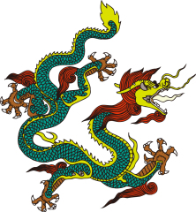 Chinese style traditional dragon pattern template (24)