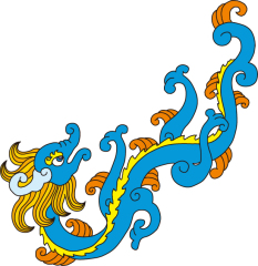 Chinese style traditional dragon pattern template (43)