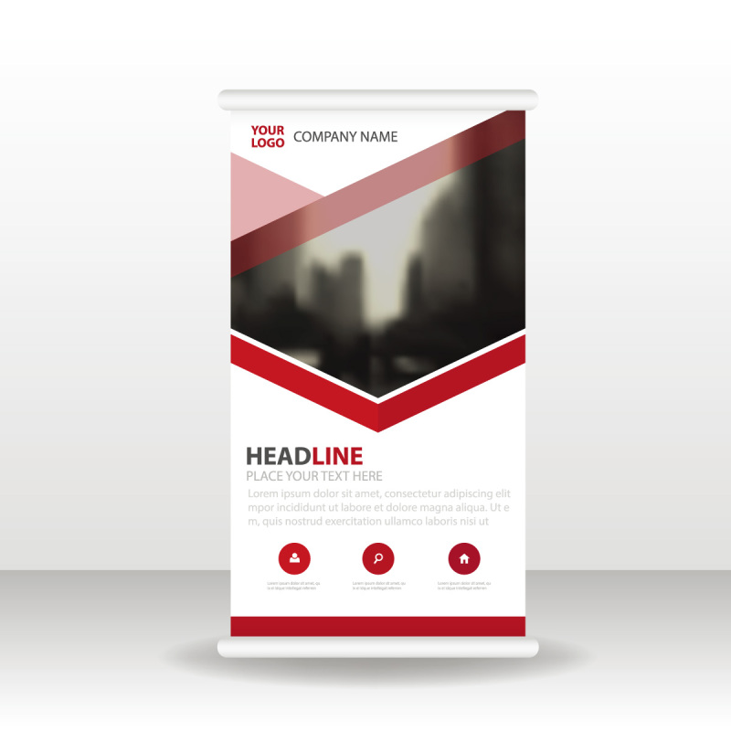 High quality pull-up banner template pattern (81)