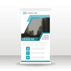High quality pull-up banner template pattern (122)