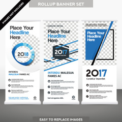 High quality pull-up banner template pattern (84)