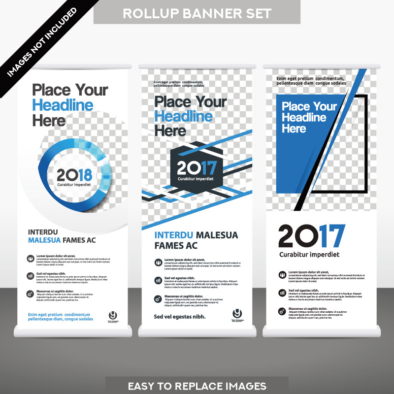High quality pull-up banner template pattern (84)