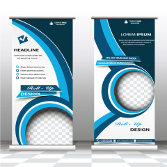 High quality pull-up banner template pattern (35)