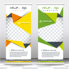 High quality pull-up banner template pattern (96)