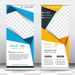 High quality pull-up banner template pattern (87)