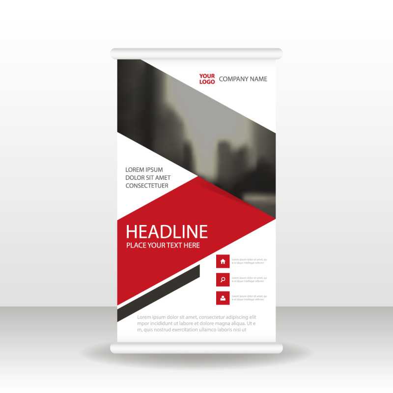High quality pull-up banner template pattern (59)