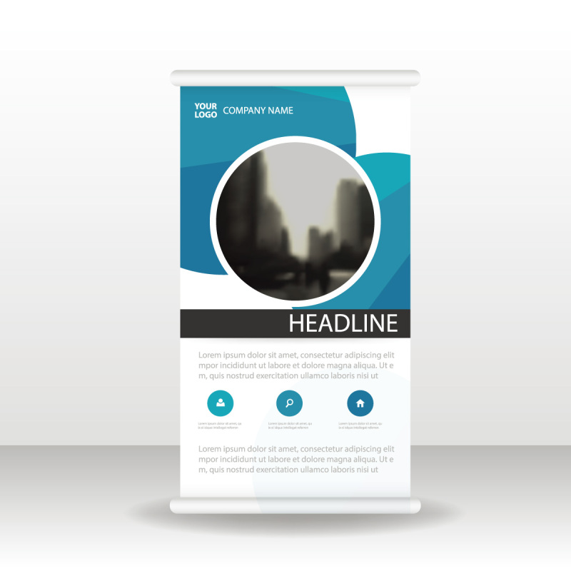 High quality pull-up banner template pattern (106)
