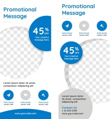 High quality pull-up banner template pattern (117)