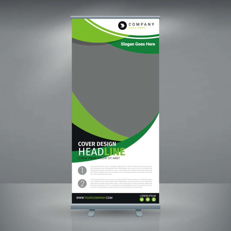 High quality pull-up banner template pattern (38)