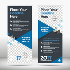 High quality pull-up banner template pattern (76)