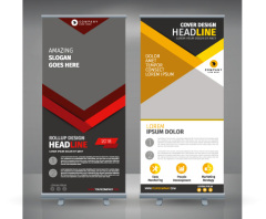 High quality pull-up banner template pattern (16)