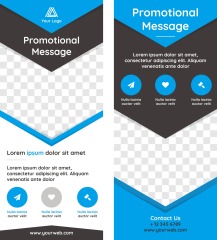High quality pull-up banner template pattern (125)
