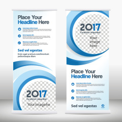 High quality pull-up banner template pattern (70)
