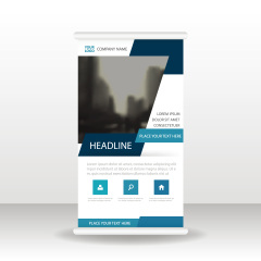 High quality pull-up banner template pattern (67)