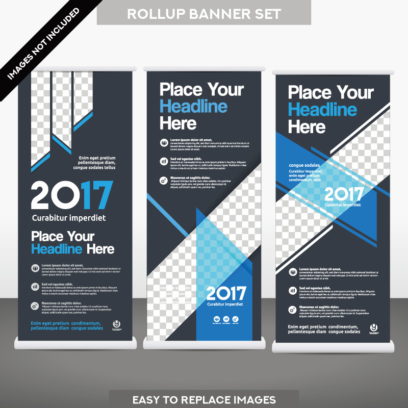 High quality pull-up banner template pattern (80)