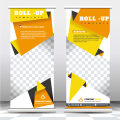 High quality pull-up banner template pattern (120)