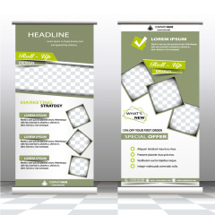 High quality pull-up banner template pattern (6)