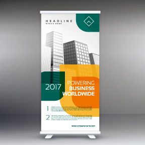 High quality pull-up banner template pattern (66)