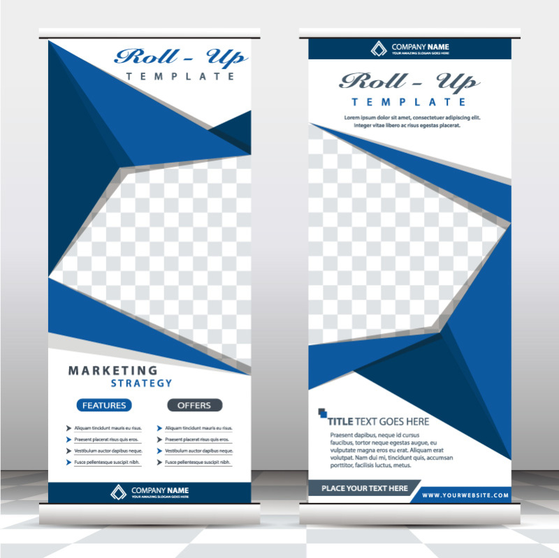 High quality pull-up banner template pattern (79)