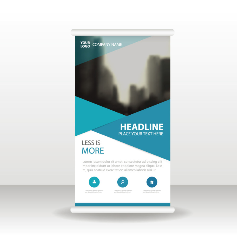 High quality pull-up banner template pattern (110)