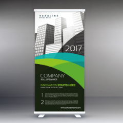 High quality pull-up banner template pattern (82)