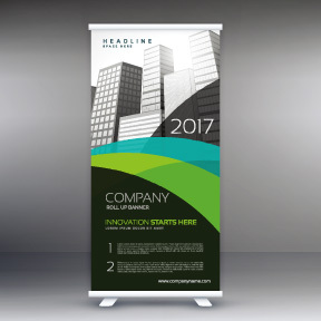 High quality pull-up banner template pattern (82)