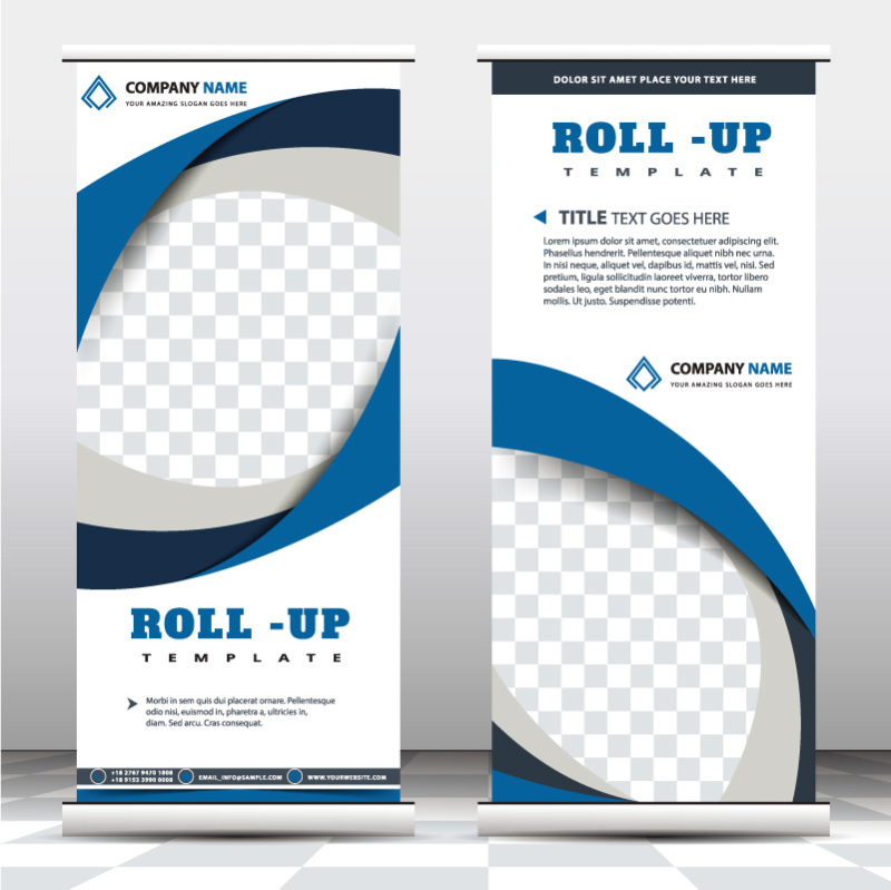 High quality pull-up banner template pattern (112)