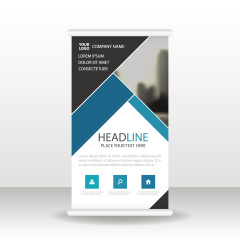 High quality pull-up banner template pattern (73)