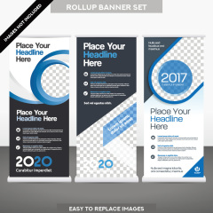 High quality pull-up banner template pattern (93)