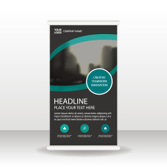 High quality pull-up banner template pattern (130)