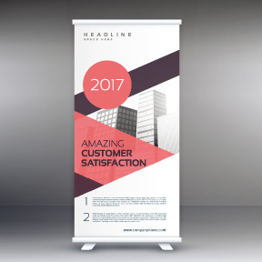 High quality pull-up banner template pattern (111)