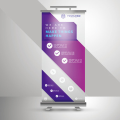 High quality pull-up banner template pattern (55)