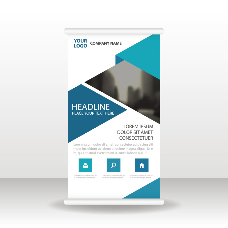 High quality pull-up banner template pattern (126)