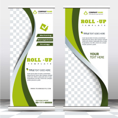 High quality pull-up banner template pattern (108)