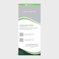 High quality pull-up banner template pattern (65)