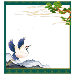 Chinese style decorative frame pattern template (1)